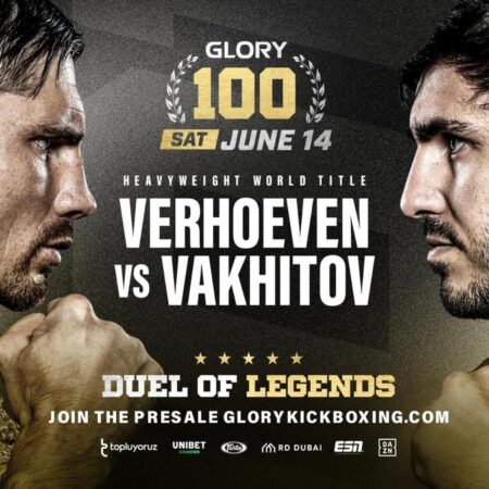 Юбилейный турнир Glory 100: Полный кард