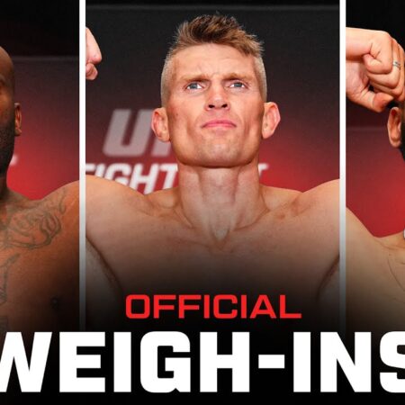 Сюрприз на взвешивании UFC Нэшвилл: Деррик Льюис показал самый низкий вес за 11 лет