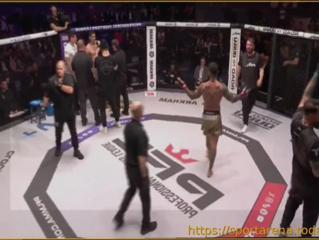 Серьезная травма плеча Яссина Наджида в бою с Франко Тенаглией на PFL Madrid