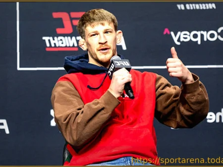 Арнольд Аллен согласился на бой, не отрываясь от рыбы с картошкой фри