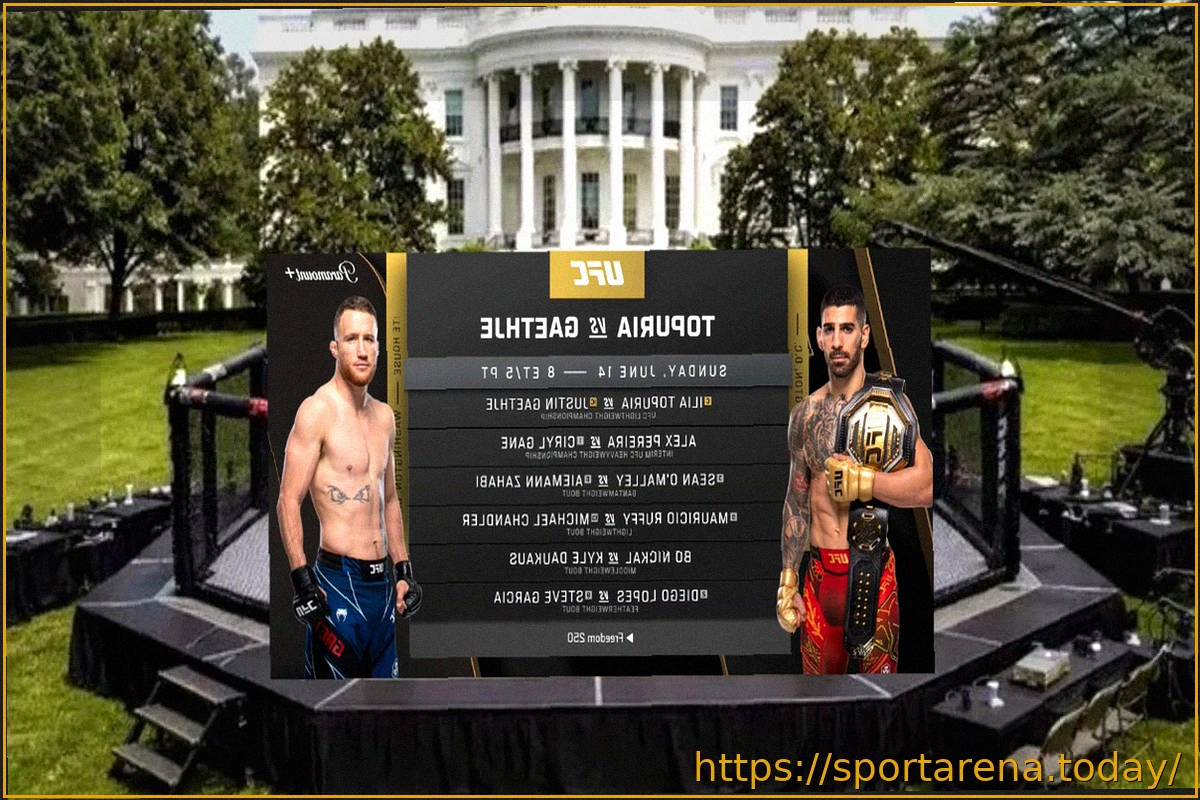 Preview Илия Топурия, Джастин Гэтжи и другие бойцы UFC отреагировали на участие в историческом турнире в Белом доме
