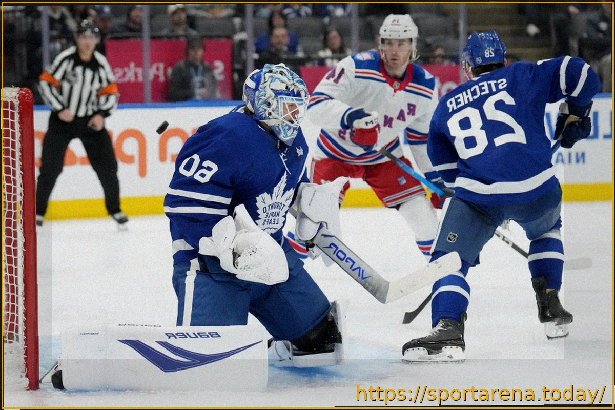Preview «Торонто Мэйпл Лифс» одолел «Нью-Йорк Рейнджерс» в захватывающем матче НХЛ