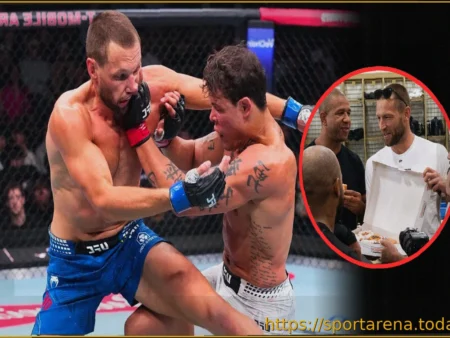 Рейнир де Риддер объявляет о переходе в полутяжелый вес UFC, угощая команду пончиками