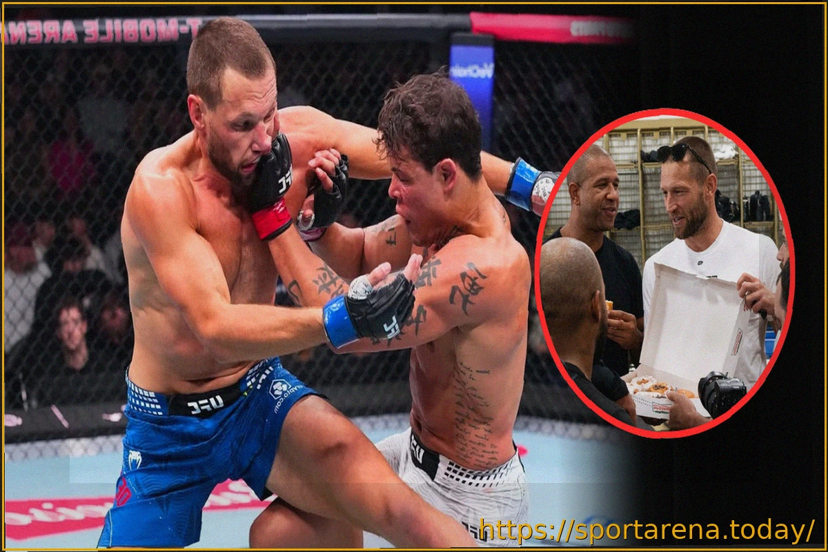 Preview Рейнир де Риддер объявляет о переходе в полутяжелый вес UFC, угощая команду пончиками