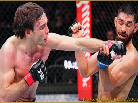 UFC Лондон: Люк Райли остается непобежденным после доминирующей победы над Майклом Эсвеллом-младшим