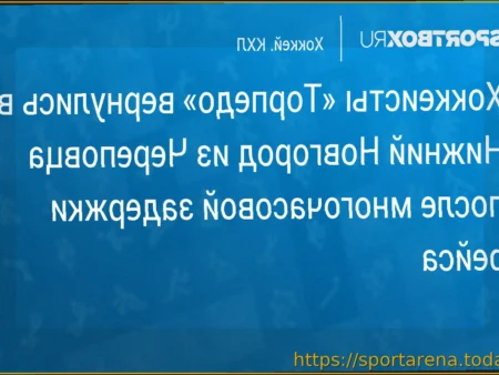 Хоккейный клуб «Торпедо» вылетел в Нижний Новгород после двойной задержки рейса