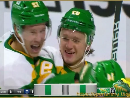 Кирилл Капризов прервал пятиматчевую засуху, забив гол в НХЛ