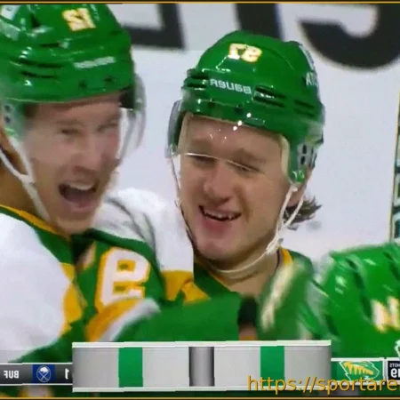 Кирилл Капризов прервал пятиматчевую засуху, забив гол в НХЛ