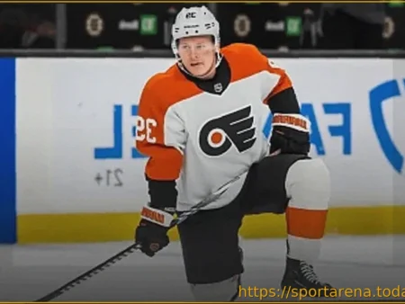 Матвей Мичков забросил 17-ю шайбу в сезоне НХЛ