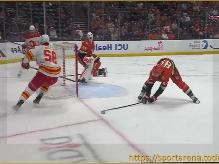 Матвей Гридин забил шестой гол в сезоне НХЛ