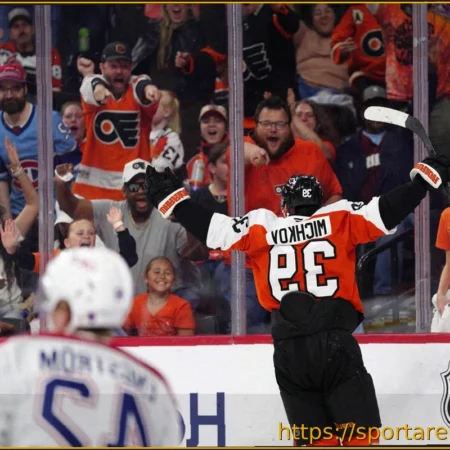 Матвей Мичков — вторая звезда игрового дня в НХЛ