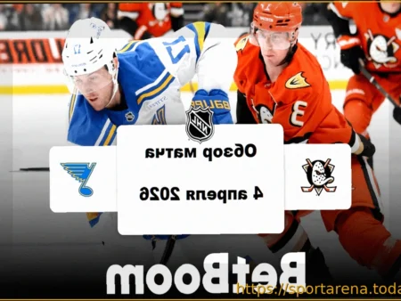 Хоккей НХЛ: «Анахайм» разгромлен «Сент-Луисом» на домашнем льду