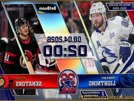 НХЛ: «Оттава» принимает «Тампа-Бэй» в матче регулярного чемпионата