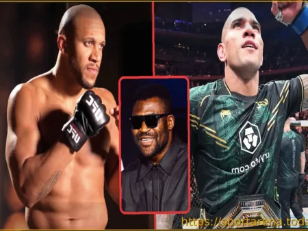 Фрэнсис Нганну предупредил, что Алекс Перейра может оказаться в серьезной беде против Сирила Гейна на UFC Freedom 250