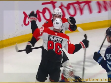 Матвей Мичков забросил 19-ю шайбу в текущем сезоне НХЛ