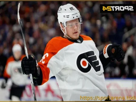 Матвей Мичков впервые дал интервью на английском языке в НХЛ