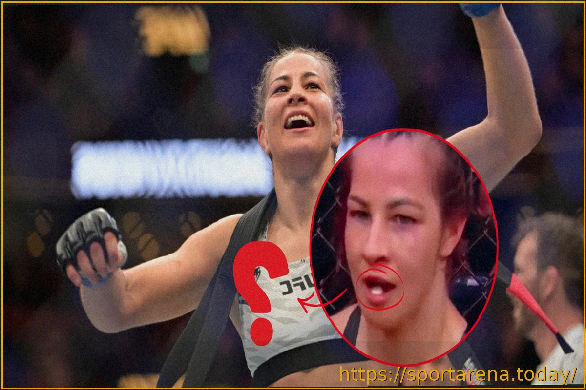 Preview Jasmine Jasudavicius прояснила ситуацию с предметом во рту во время боя на UFC Winnipeg