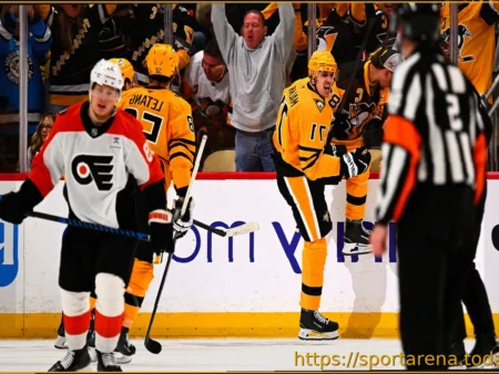 Питтсбург уступил Филадельфии, Малкин отметился забитой шайбой