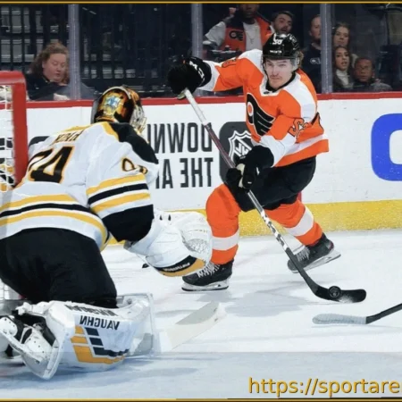«Филадельфия Флайерз» вырвала победу у «Бостон Брюинз» в овертайме